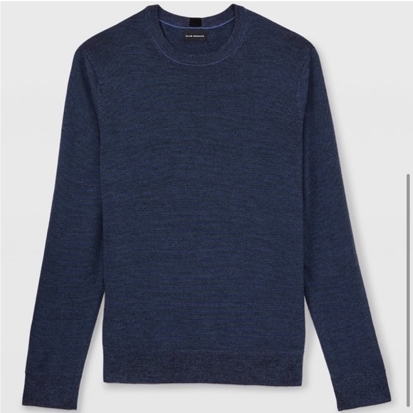 Club Monaco End-on-End Merino Wool Crewneck Sweater XL - Picture 3 of 7